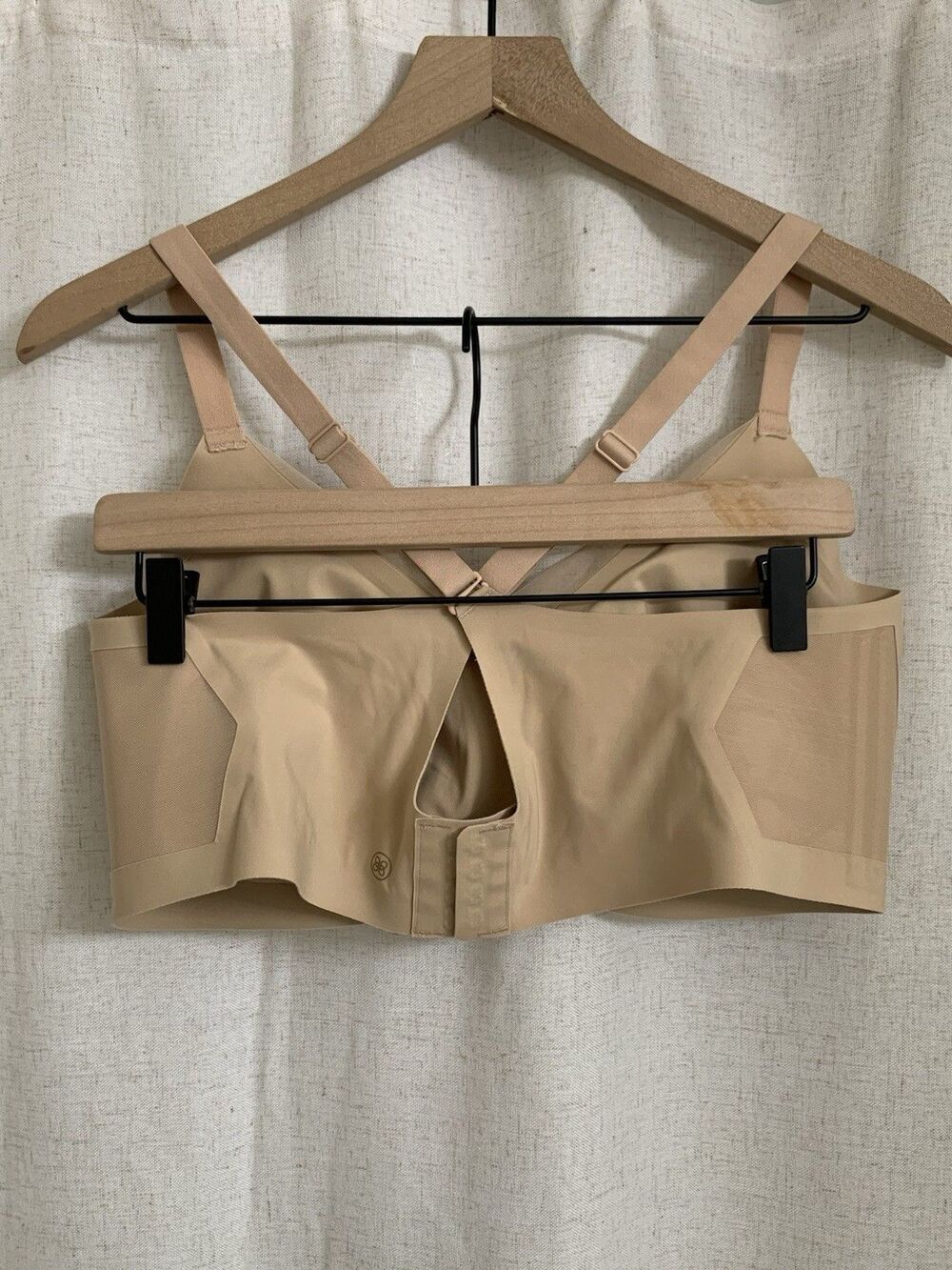 Honey Love Wireless Crossover Bra Sand Size 2XL nwot - Picture 11 of 11